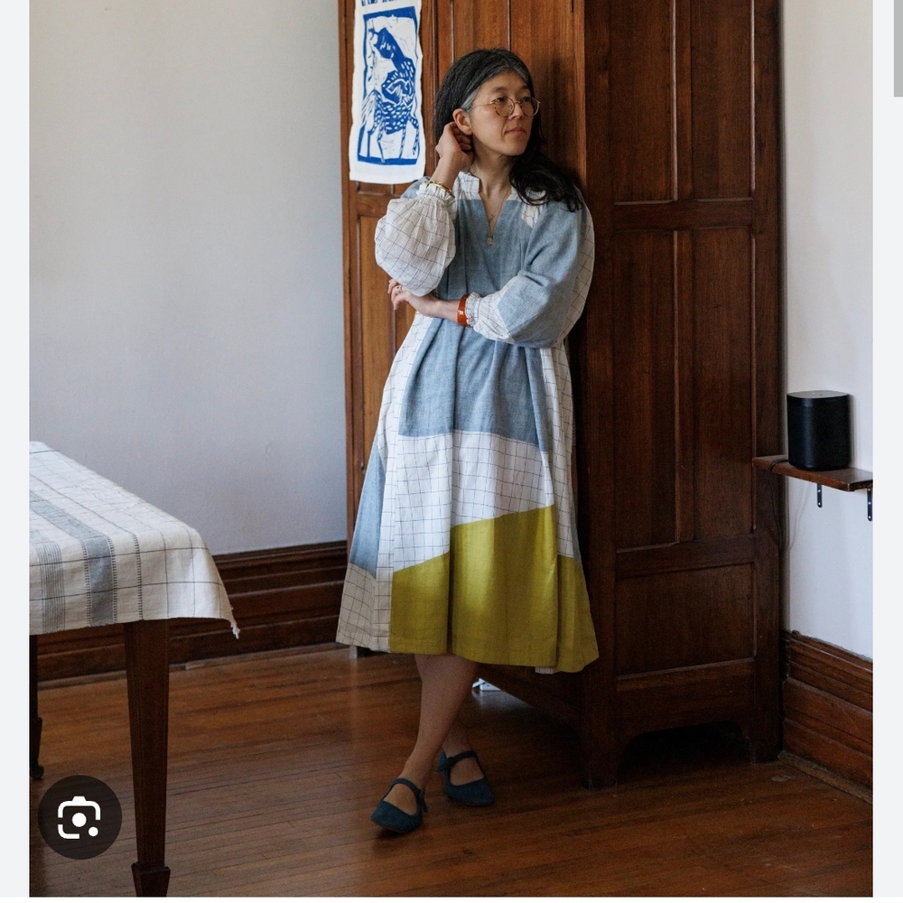 Colorblock Midi Dress - World of crow